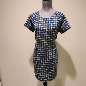 Sans Souci Multi Blue Printed Dress